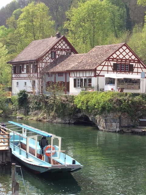 Up river from the Rheinfall