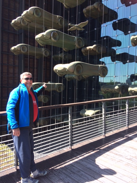 The entrance to Cite de l'Automobile