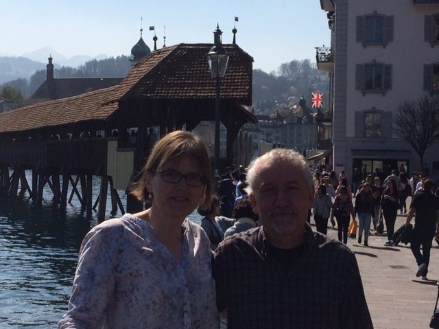 Monika and Paul in the shade - Luzern