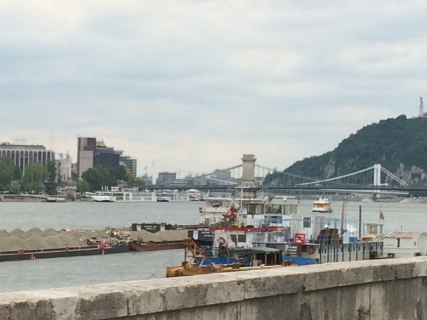 A view down the Danube Budapest