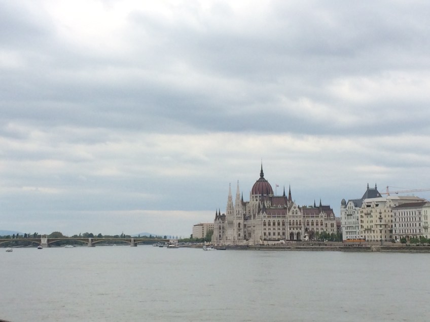 A view up the Danube Budapest