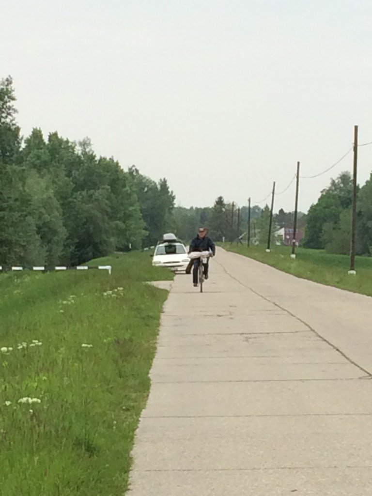 The road alongside the guesthouse - Baja