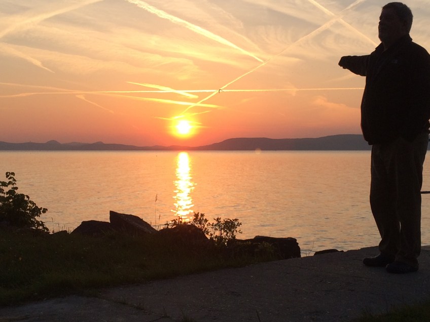 Sunset over Lake Balaton