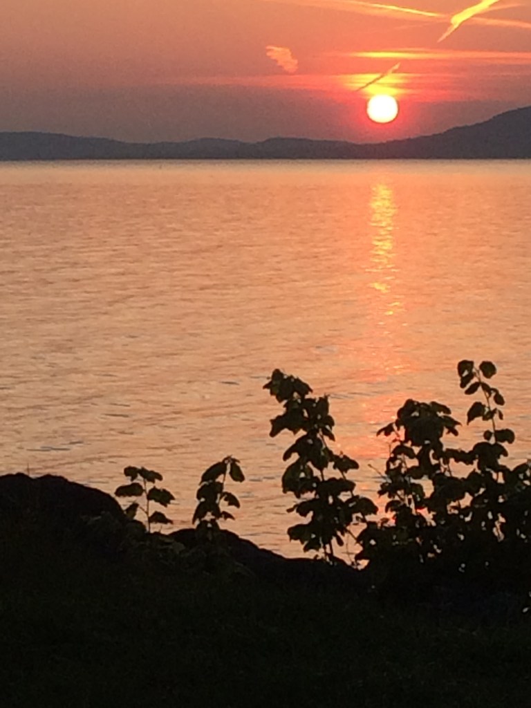 Sunset over Lake Balaton