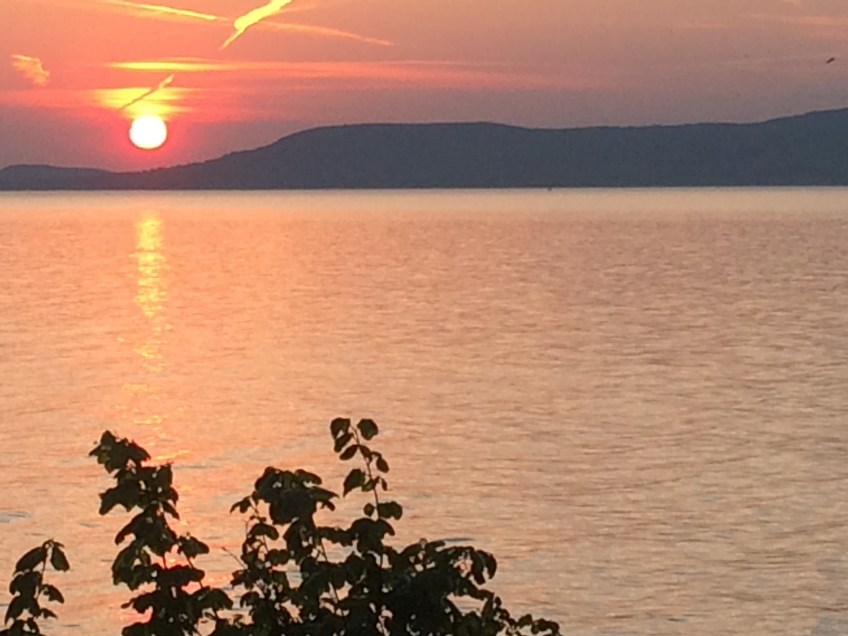 Sunset over Lake Balaton