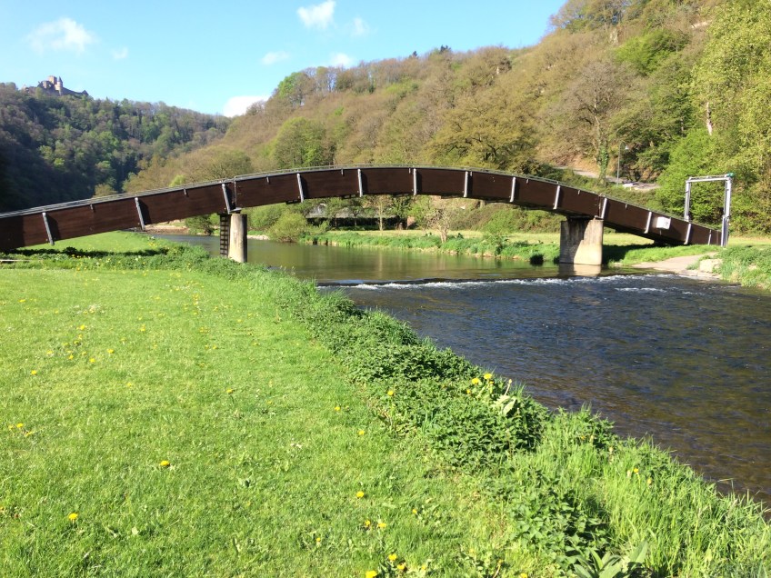 The bridge at Michelau - it can be lifted.