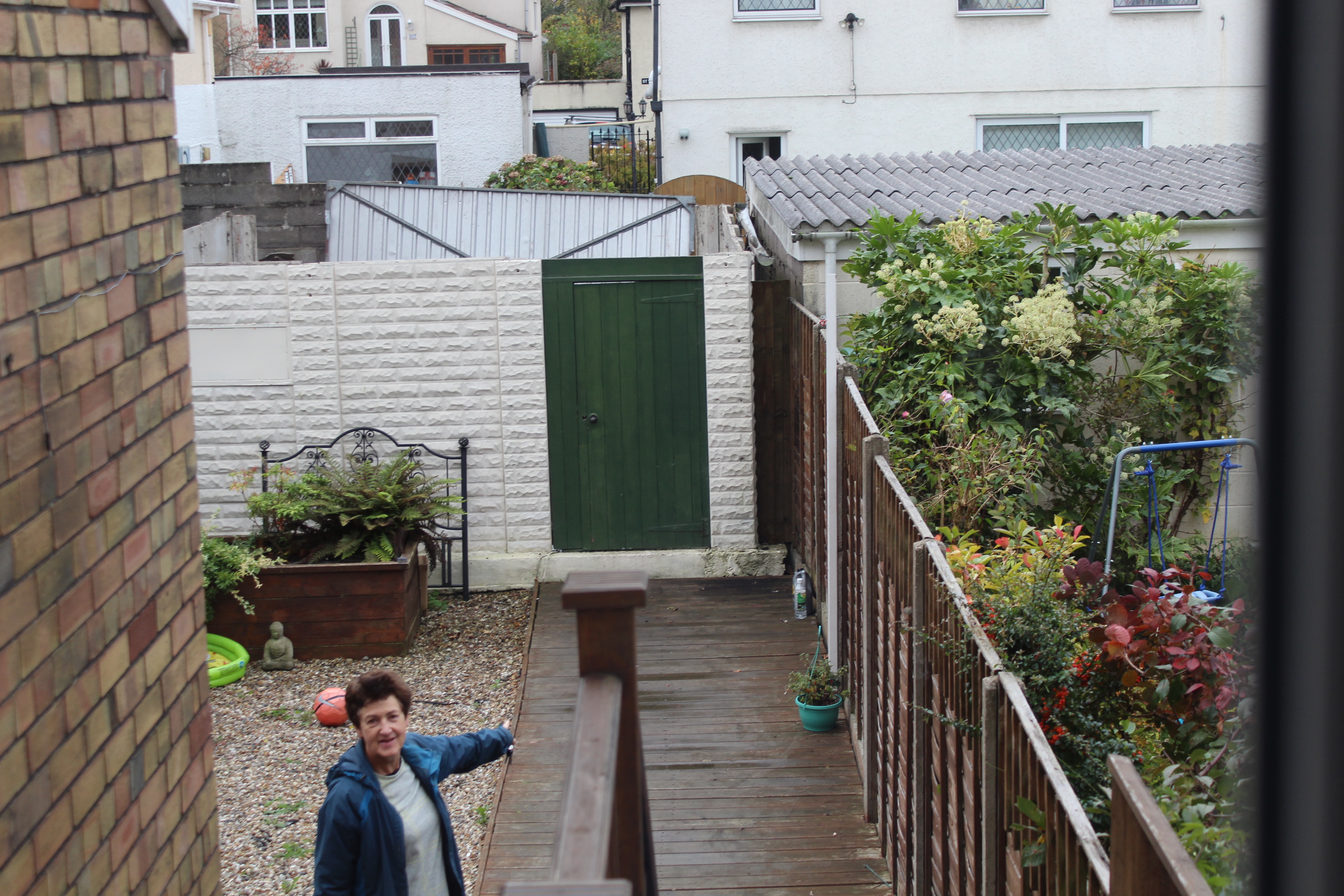 KJ and the roofless garage