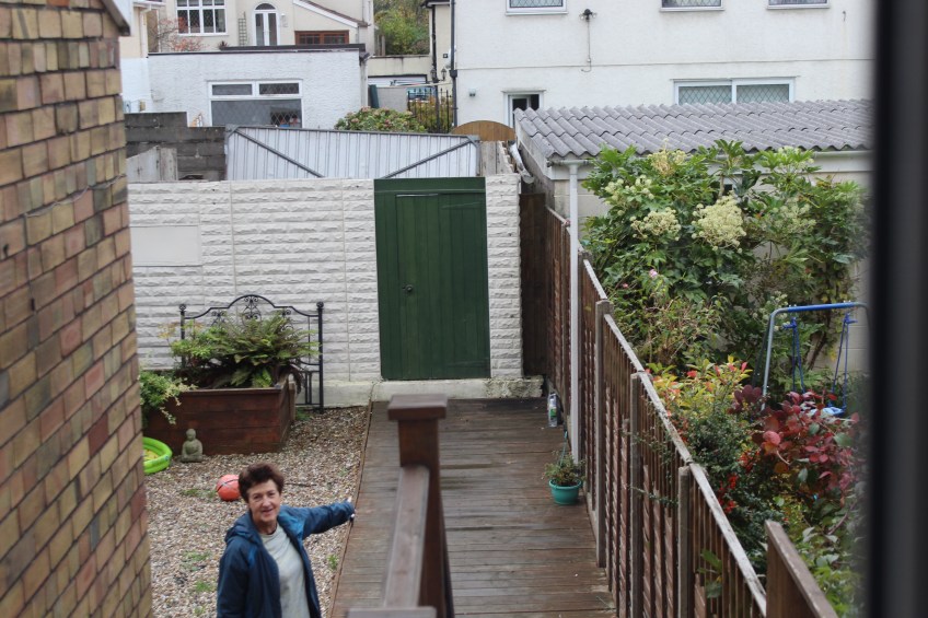 KJ and the roofless garage