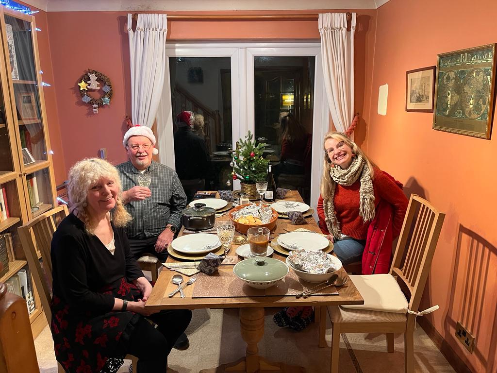 Christmas at Moiras - Anie,me and Moira